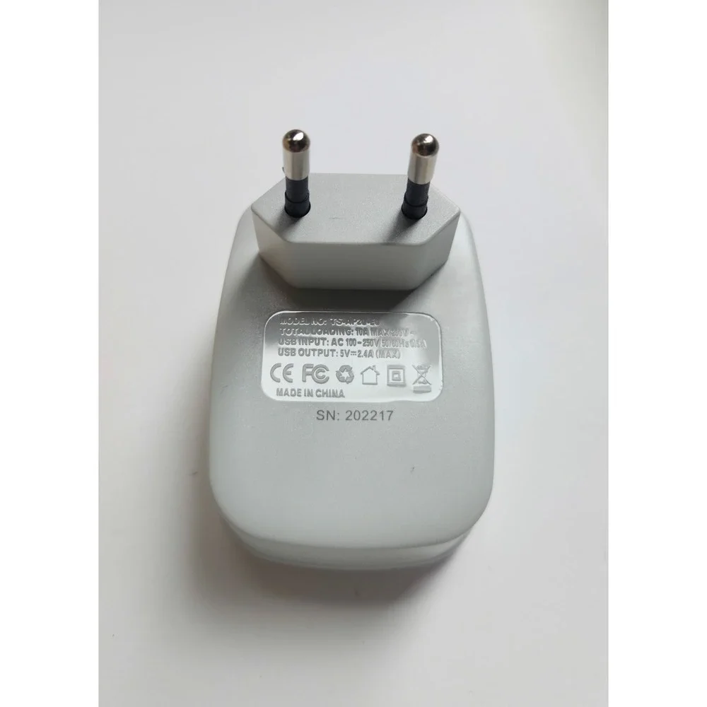 TESSAN Type C Power Plug Adapter 2 Pack‎ for US Travel to Europe, Asia